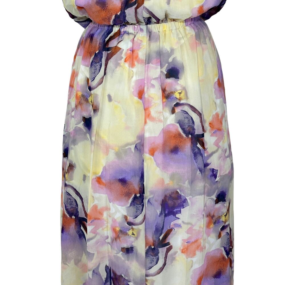 Show Me Your Mumu Floral Kendall Slit Maxi Dress Women Medium Weddings Prom - Picture 11 of 11